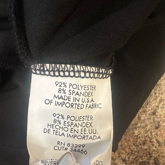 Tiana B Short Sleeve Flowy Midi Dress Size XL Black Round Neck Button Detail - Picture 8 of 11